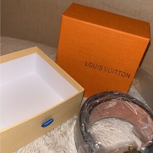 Louis Vuitton Brown Flower Belt